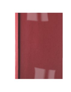 100 CARTELLINE TERMICHE 3MM ROSSO BUSINESS LINE LEATHER IB451218 GBC CARTELLINE E COPERTINE PER RILEGATURE