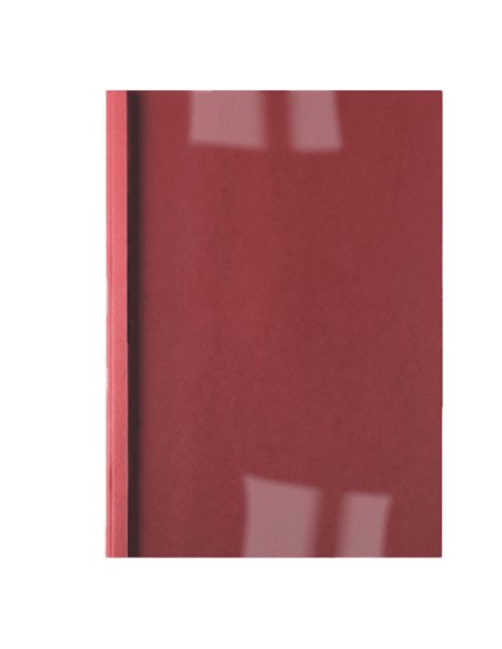 100 CARTELLINE TERMICHE 3MM ROSSO BUSINESS LINE LEATHER IB451218 GBC CARTELLINE E COPERTINE PER RILEGATURE