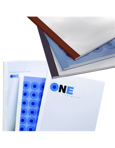 100 CARTELLINE TERMICHE 3MM ROSSO BUSINESS LINE LEATHER IB451218 GBC CARTELLINE E COPERTINE PER RILEGATURE