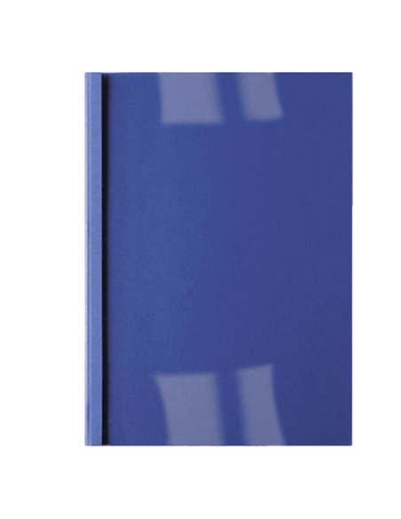 100 CARTELLINE TERMICHE 3MM BLU BUSINESS LINE LEATHER IB451010 GBC CARTELLINE E COPERTINE PER RILEGATURE