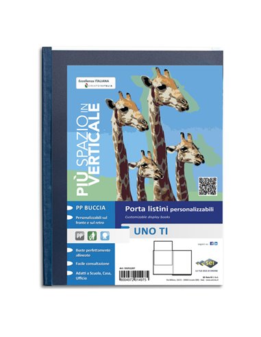 Portalistini personalizzabile UnoTI 35x50cm 24 buste Sei Rota 55352407 SEI ROTA PORTALISTINI PERSONALIZZABILI