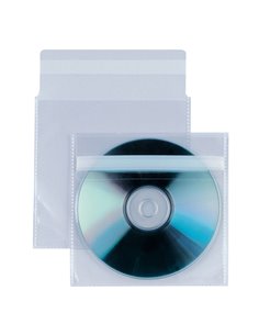 25 BUSTE A SACCO PPL 12,5X12CM INSERT CD AR C/PATELLA ADESIVA 430103 SEI ROTA ETICHETTE-BUSTE-ALBUM PORTA CD/DVD