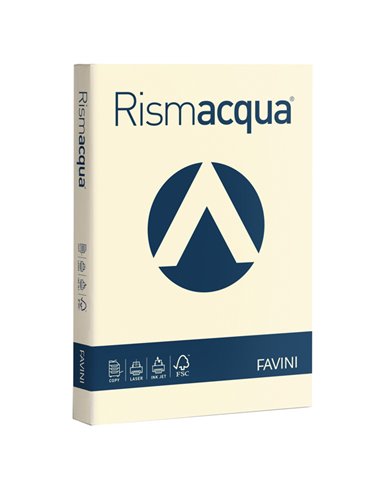 Carta RISMACQUA 140gr A3 200fg avorio 110 FAVINI A65Q213 FAVINI COLORATA