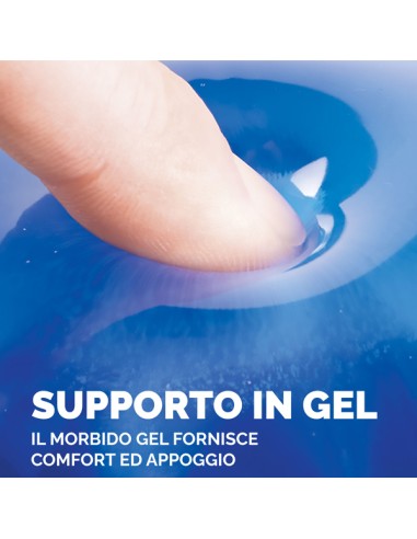 POGGIAPOLSI DA TASTIERA IN GEL TRASPARENTE BLU 9113709 FELLOWES MOUSEPAD E POGGIAPOLSI