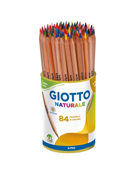 BARATTOLO 84 PASTELLI GIOTTO NATURALE 520200 GIOTTO PASTELLI COLORATI