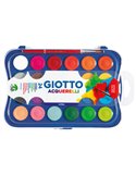 COLORI ACQUERELLO IN 24 COLORI pastiglie da Ø30mm GIOTTO 352400