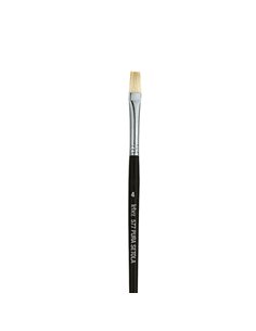 PENNELLO PUNTA PIATTA pura setola N°4 SERIE 577 LEBEZ 577/4B LEBEZ ACCESSORI PITTURA