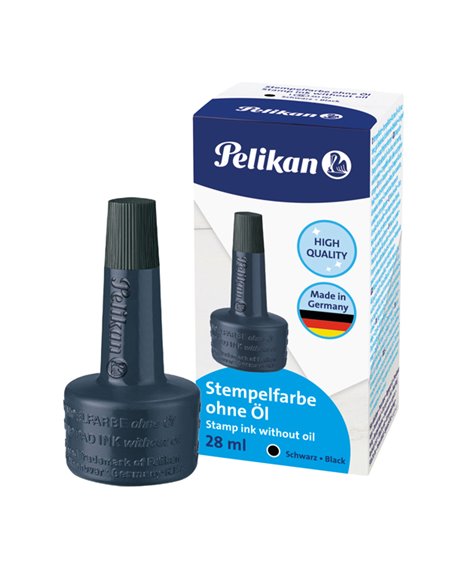 INCHIOSTRO NERO 4K S/OLIO 28ML X CUSCINETTI PELIKAN 100436063 PELIKAN INCHIOSTRO PER TIMBRI-TAMPONI