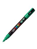 Marcatore UNI POSCA PC3M p.fine 0,9-1,3mm verde UNI MITSUBISHI M PC3M V