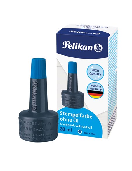 INCHIOSTRO BLU 4K S/OLIO 28ML X CUSCINETTI PELIKAN 400142581 PELIKAN INCHIOSTRO PER TIMBRI-TAMPONI