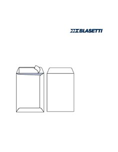 100 BUSTE A SACCO BIANCHE 230X330MM 80GR C/STRIP BLASETTI 563 BLASETTI BUSTE A SACCO