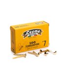 SCATOLA 100 FERMACAMPIONI N.7 31MM OTTONATI FC7