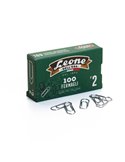 SCATOLA 100 FERMAGLI N.2 MM26 ZINCATI ANTIRUGGINE LEONE FZ2