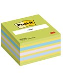 BLOCCO CUBO 450foglietti Post-it® 76x76mm 2028-NB VERDE LIME/BLU 7100172387