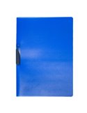 CARTELLINA CON MOLLA CLIPPER BLU TRASP. ART.F007 LEONARDI F007TB