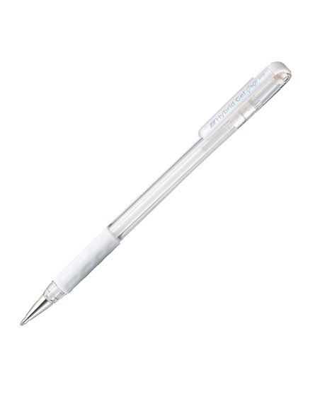 ROLLER GEL HYBRID GRIP LUNA K118 BIANCO PENTEL 0,8MM K118-LW