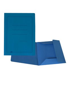50 CARTELLINE 3 LEMBI AZZURRO C/STAMPA 200GR CG0111MLSXXAJ06 CART. GARDA CARTELLINE A TRE LEMBI