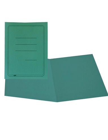 100 CARTELLINE SEMPLICI VERDE C/STAMPA 145GR CG0113MFSXXAK03 CART. GARDA CARTELLINE SEMPLICI