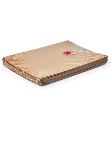 Carta Kraft da pacco (50fg) 80gr 100 ecologica avana 100x140cm CK 50A