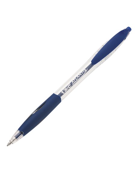 SCATOLA 12 PENNE SFERA SCATTO BIC ATLANTIS 1.0mm BLU 8871311