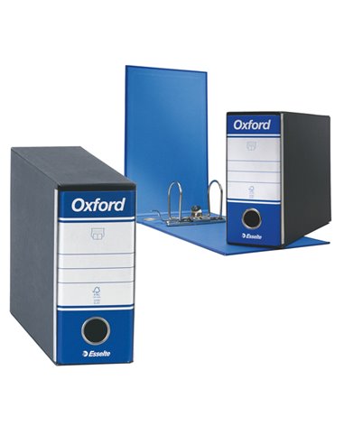 Registratore OXFORD G81 blu dorso 8cm f.to memorandum ESSELTE 390781050