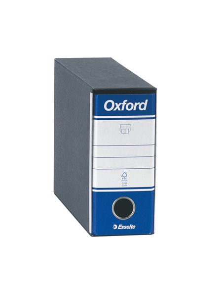 Registratore OXFORD G81 blu dorso 8cm f.to memorandum ESSELTE 390781050