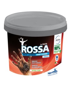 PASTA LAVAMANI LA ROSSA IN BARATTOLO DA 750ML 00671 NETTUNO SAPONI E PASTE LAVAMANI