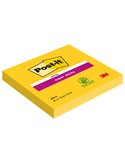 BLOCCO 90foglietti Post-it® Super Sticky 654-S 76x76mm GIALLO ORO 7100290189