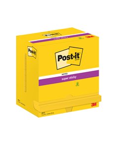BLOCCO 90foglietti Post-it® Super Sticky 655-S 76x127mm GIALLO ORO 7100290188 2