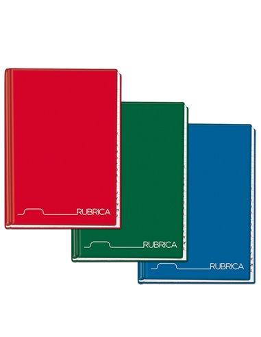 RUBRICA CARTONATO A4 210X310MM 48FG 1RIGO BLASETTI 1373
