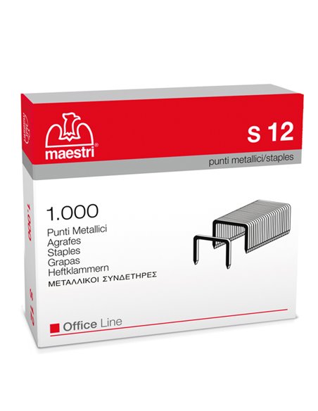 SCATOLA 1000 PUNTI S12 (23/12) IN ACCIAIO RO-MA 1005416