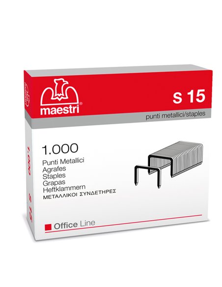 SCATOLA 1000 PUNTI S15 (23/15) IN ACCIAIO RO-MA 1005417