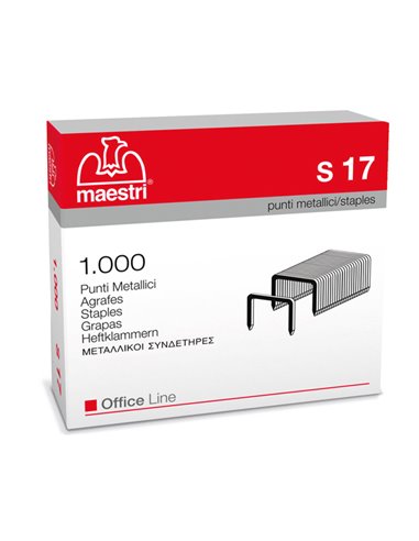 SCATOLA 1000 PUNTI S17 (23/17) IN ACCIAIO RO-MA 1005418