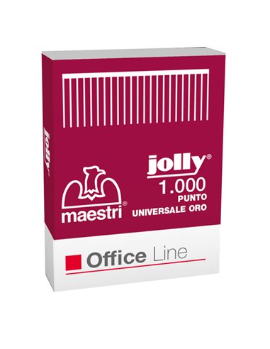 SCATOLA 1000 PUNTI JOLLY ORO 6/4 RO-MA 1001121 RO-MA PUNTI CUCITRICI