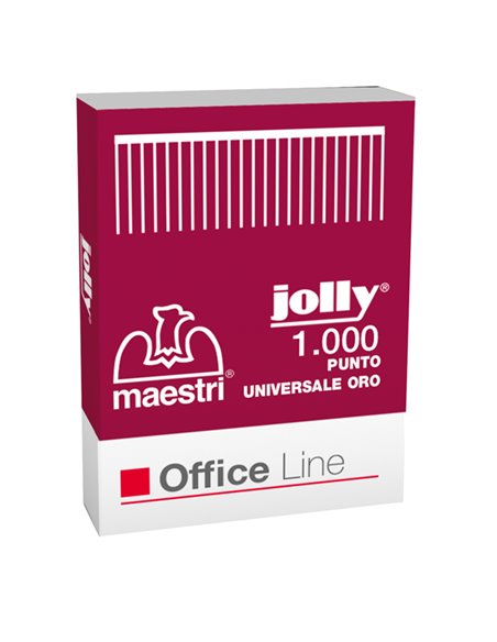 SCATOLA 1000 PUNTI JOLLY ORO 6/4 RO-MA 1001121 RO-MA PUNTI CUCITRICI
