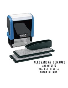 Timbro Printy Typo 4.0 autocomponibile 4913 58x22mm 5 righe TRODAT 43146.