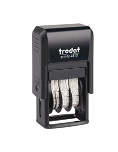 Timbro Printy Eco 4810 3,8mm DATARIO autoinchiostrante TRODAT 70383. TRODAT DATARI-NUMERATORI-POLINOMI