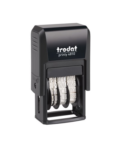 Timbro Printy Eco 4810 3,8mm DATARIO autoinchiostrante TRODAT 70383. TRODAT DATARI-NUMERATORI-POLINOMI