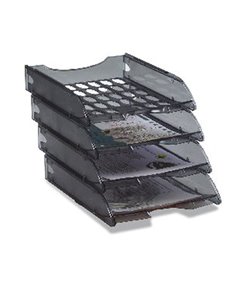 Vaschetta portacorrispondenza forate E040 fumE' FELLOWES E040TGF FELLOWES PORTACORRISPONDENZA-PORTARIVISTE