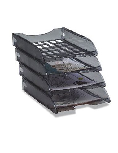 Vaschetta portacorrispondenza forate E040 fumE' FELLOWES E040TGF FELLOWES PORTACORRISPONDENZA-PORTARIVISTE