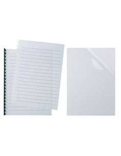 100 COPERTINE VIDEO A4 R20 180MIC TRASPARENTE CRISTALLO 521421 SEI ROTA CARTELLINE E COPERTINE PER RILEGATURE