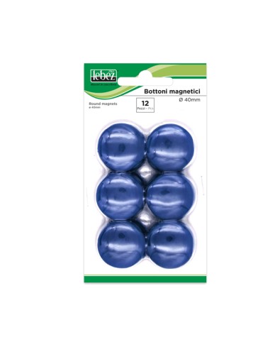 BLISTER 12 MAGNETI MR-40 BLU DIAM.40MM MR-40-BL