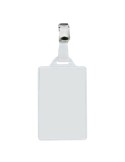 100 portanome Pass 1E 5,5x8,5cm verticale c/clip in metallo Sei Rota 318211