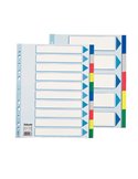 Separatore neutro in PPL 10 tasti colorati f.to A4 MAXI 24,5x29,7cm ESSELTE 15267