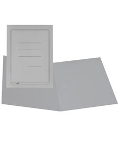 100 CARTELLINE SEMPLICI GRIGIO C/STAMPA 145GR CG0113MFSXXAK09
