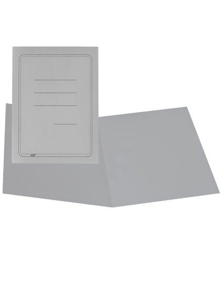 100 CARTELLINE SEMPLICI GRIGIO C/STAMPA 145GR CG0113MFSXXAK09