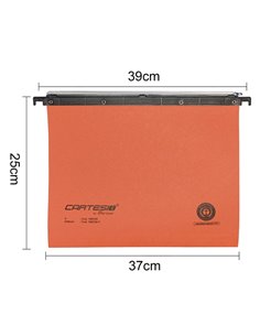 CARTELLA SOSPESA CASSETTO 39/V CARTESIO BERTESI 100/395-B2 2