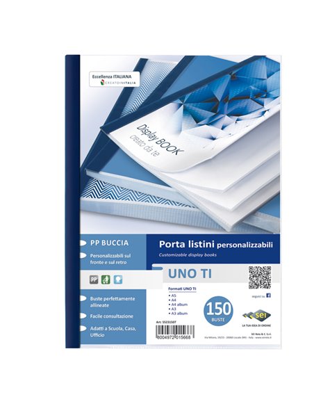 Portalistini personalizzabile UnoTI 22x30cm 150 buste Sei Rota 55231507