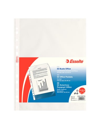 50 BUSTE FORATE 22X30 9/100 B.A. OFFICE ESSELTE 395097100