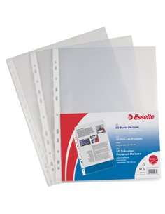 50 BUSTE FORATE 22X30 13/100 LISCIO DE LUXE ESSELTE 395097500